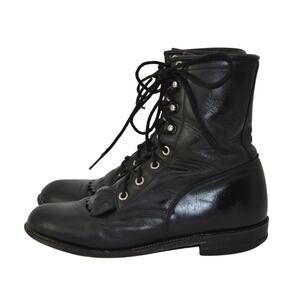 Justin Boots Womens Size 6 USA Western Roper Rodeo Cowgirl